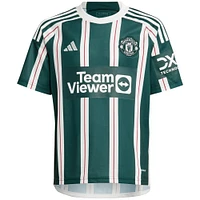 Youth adidas Amad Diallo Green Manchester United Replica Player Jersey