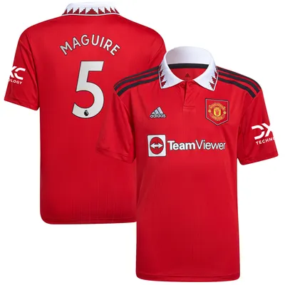 Harry Maguire Manchester United adidas Youth 2022/23 Home Replica Player Jersey - Red