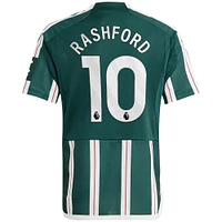 Maillot de joueur réplique extérieur Manchester United 2023/24 adidas Marcus Rashford vert pour jeune