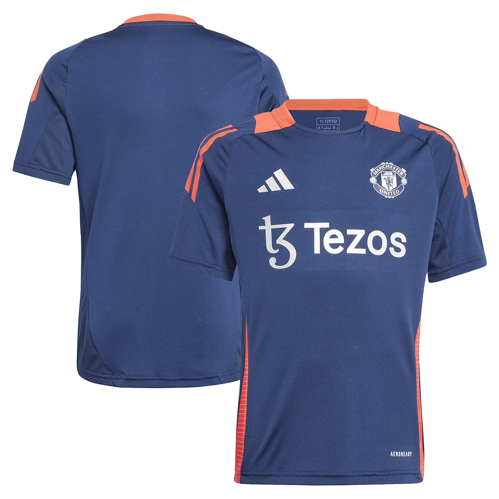 Youth adidas Navy Manchester United 2024/25 Training Jersey