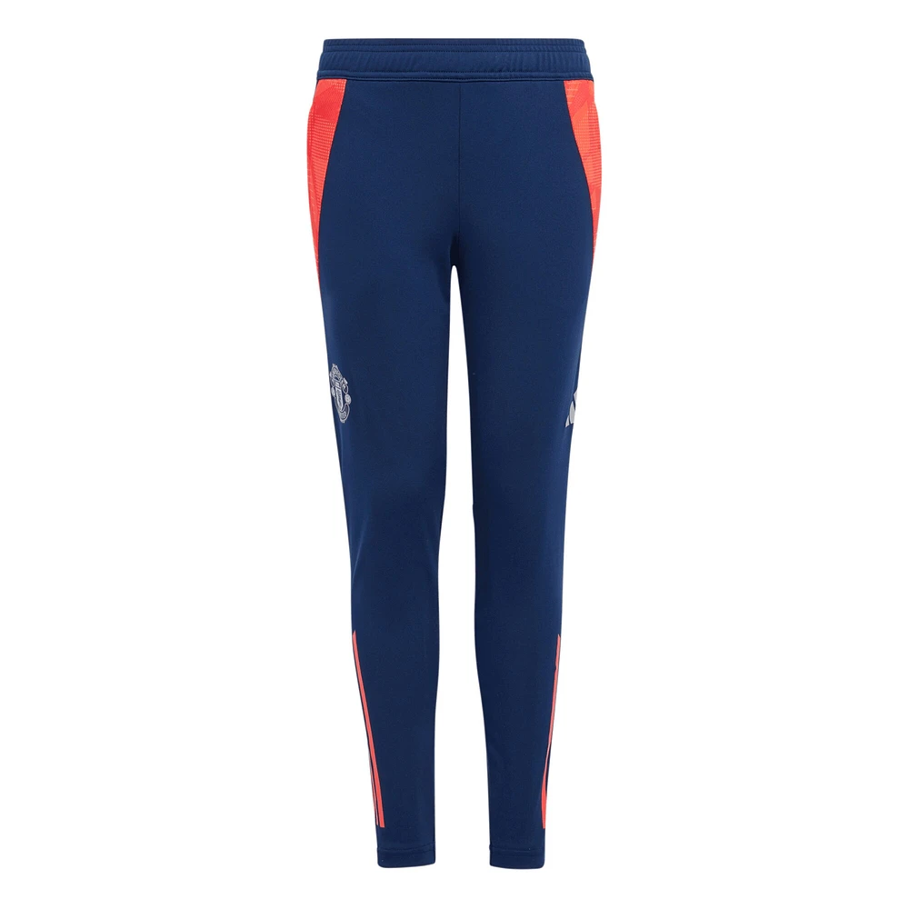 Pantalon d'entraînement adidas bleu marine Manchester United 2024/25 pour enfant