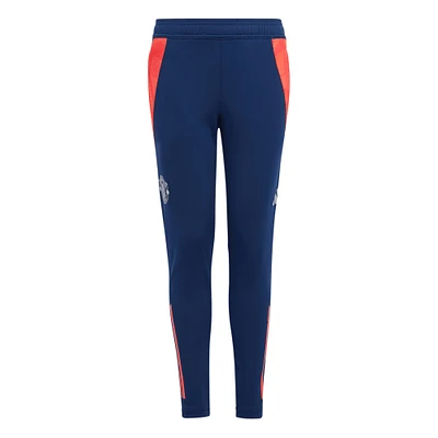 Pantalon d'entraînement adidas bleu marine Manchester United 2024/25 pour enfant