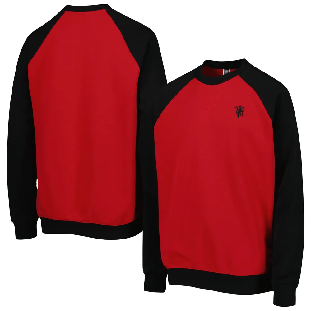 domesticar ingresos Son Lids Manchester United adidas Youth Logo Raglan Pullover Sweatshirt - Red |  Brazos Mall