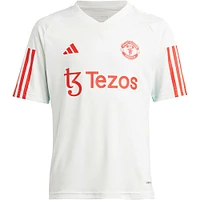 Maillot d'entraînement adidas Manchester United blanc pour jeune