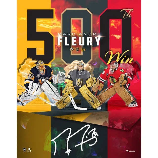 Lids Marc-Andre Fleury Pittsburgh Penguins Fanatics Authentic Unsigned  White Jersey Pad Save Photograph
