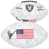 Marcus Allen Los Angeles Raiders Autographed Wilson 2024 Salute To Service Football 