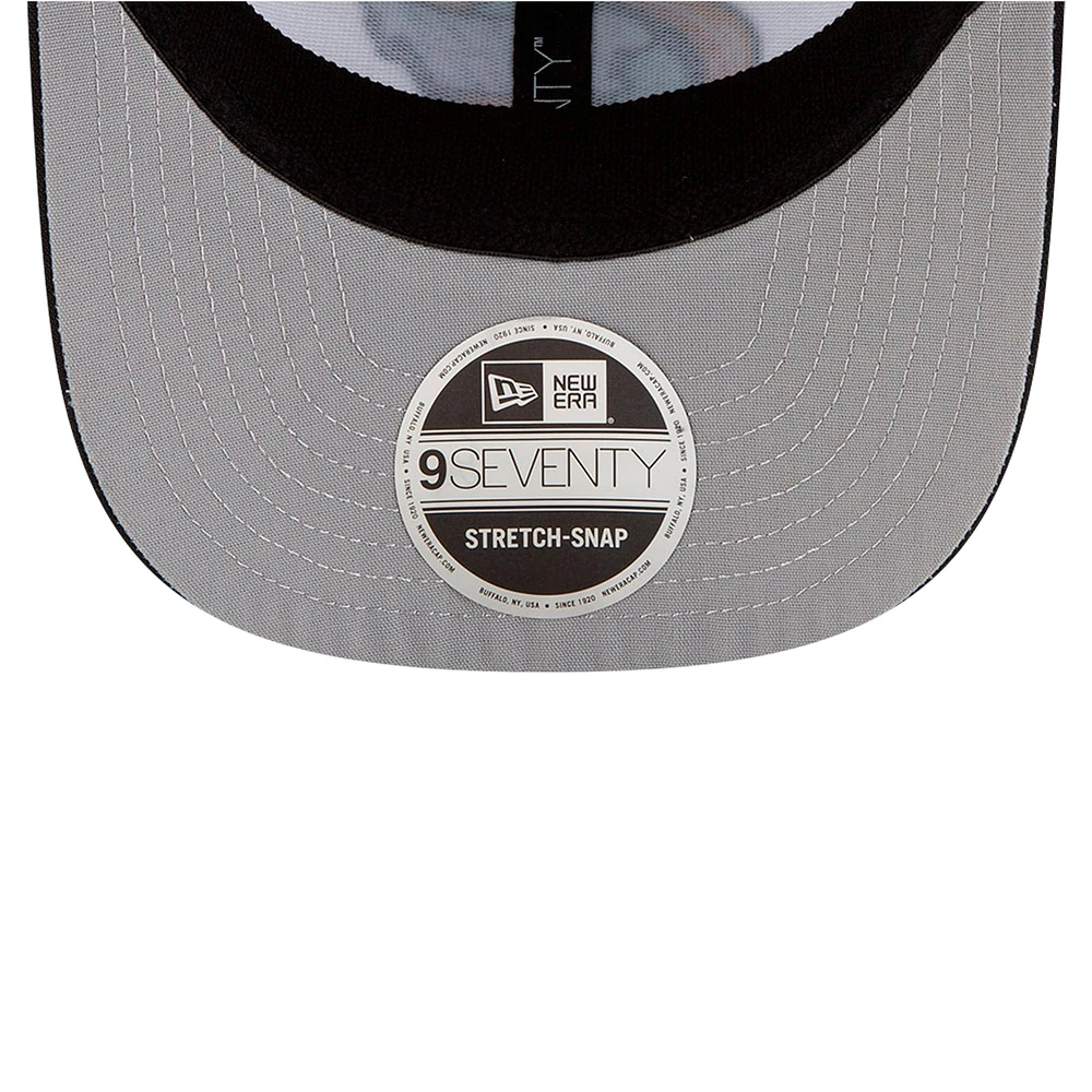 Casquette extensible à boutons-pression Mark Martin Quaker State 9SEVENTY de New Era pour homme, blanche/verte