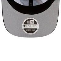 Casquette extensible à boutons-pression Mark Martin Quaker State 9SEVENTY de New Era pour homme, blanche/verte