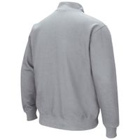 Men's Colosseum Heathered Gray Marquette Golden Eagles Tortugas Team Logo Quarter-Zip Jacket