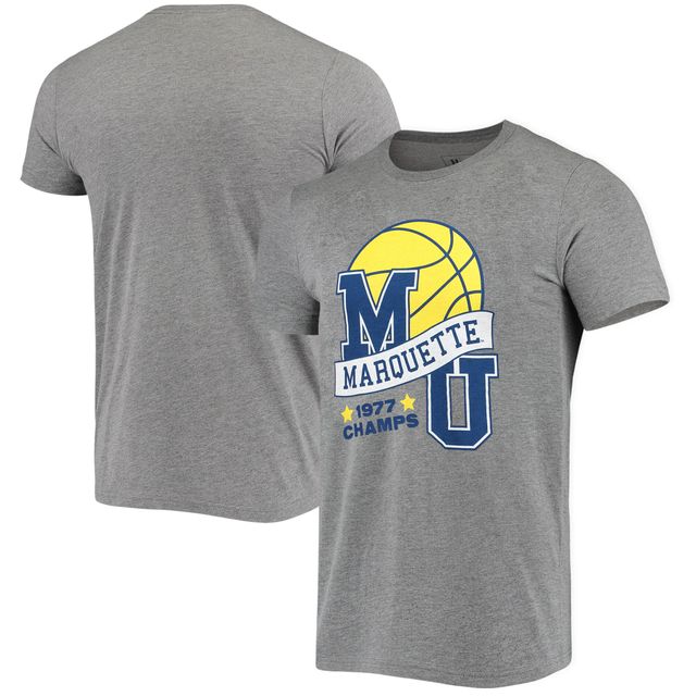 T-shirt Homme Homefield Heather Grey Marquette Golden Eagles Vintage 1977 Champs