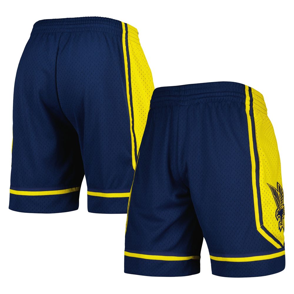 Men's Mitchell & Ness Navy Marquette Golden Eagles Authentic Shorts