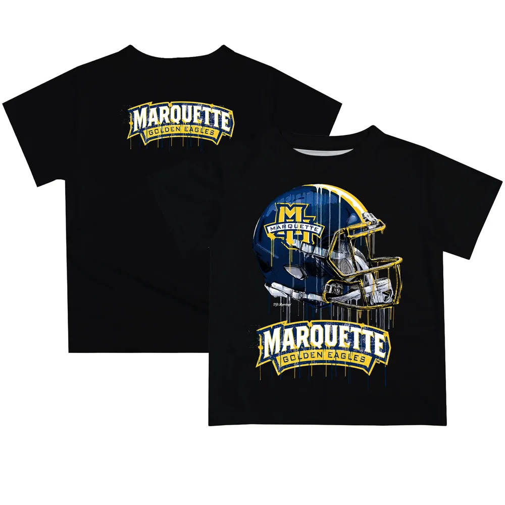 Lids Marquette Golden Eagles Toddler Team Logo Dripping Helmet T