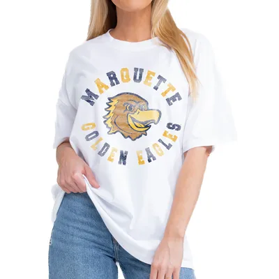 Marquette Golden Eagles Gameday Couture Women's This Time Around Oversized T-Shirt - White