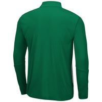 Men's Colosseum Heather Gray/Kelly Green Marshall Thundering Herd Prospect Quarter-Zip Jacket