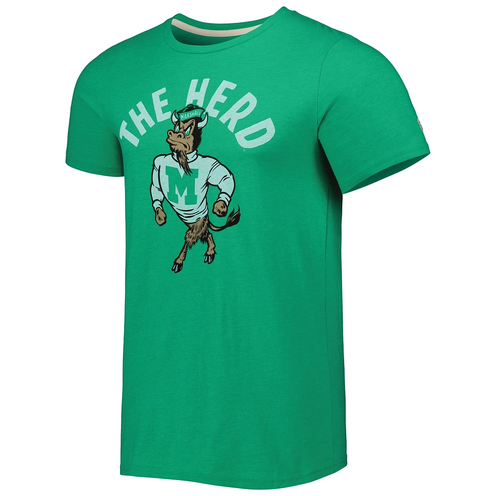 Men's Homefield Green Marshall Thundering Herd Baseball T-Shirt