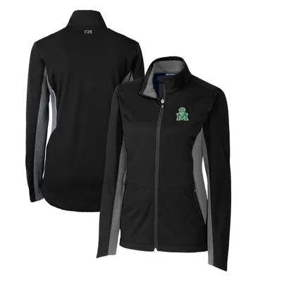 Marshall Thundering Herd Cutter & Buck Women's Vault Navigate Softshell Full-Zip Jacket