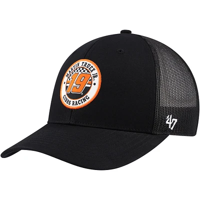 Casquette réglable '47 Black Martin Truex Jr Oversteer Trucker pour hommes