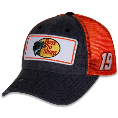 Martin Truex Jr Checkered Flag Retro Patch Snapback Adjustable Hat - Black