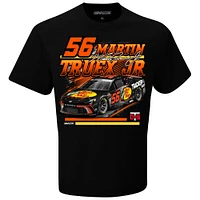 Men's Checkered Flag Sports  Black Martin Truex Jr Car T-Shirt