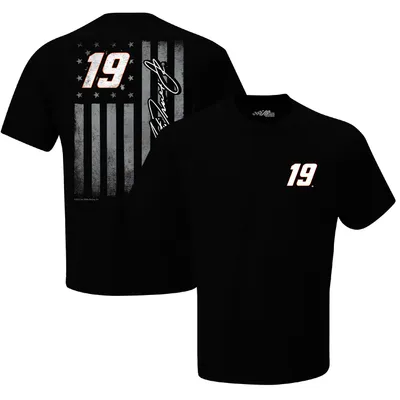 Martin Truex Jr Joe Gibbs Racing Team Collection Exclusive Tonal Flag T-Shirt - Black