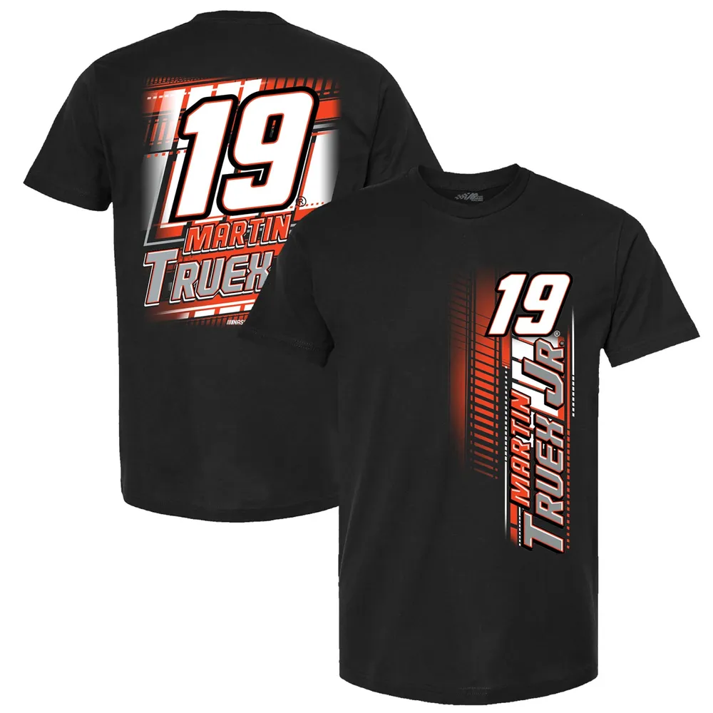 T-shirt avec nom et numéro Martin Truex Jr de la collection Joe Gibbs Racing Team pour homme, noir