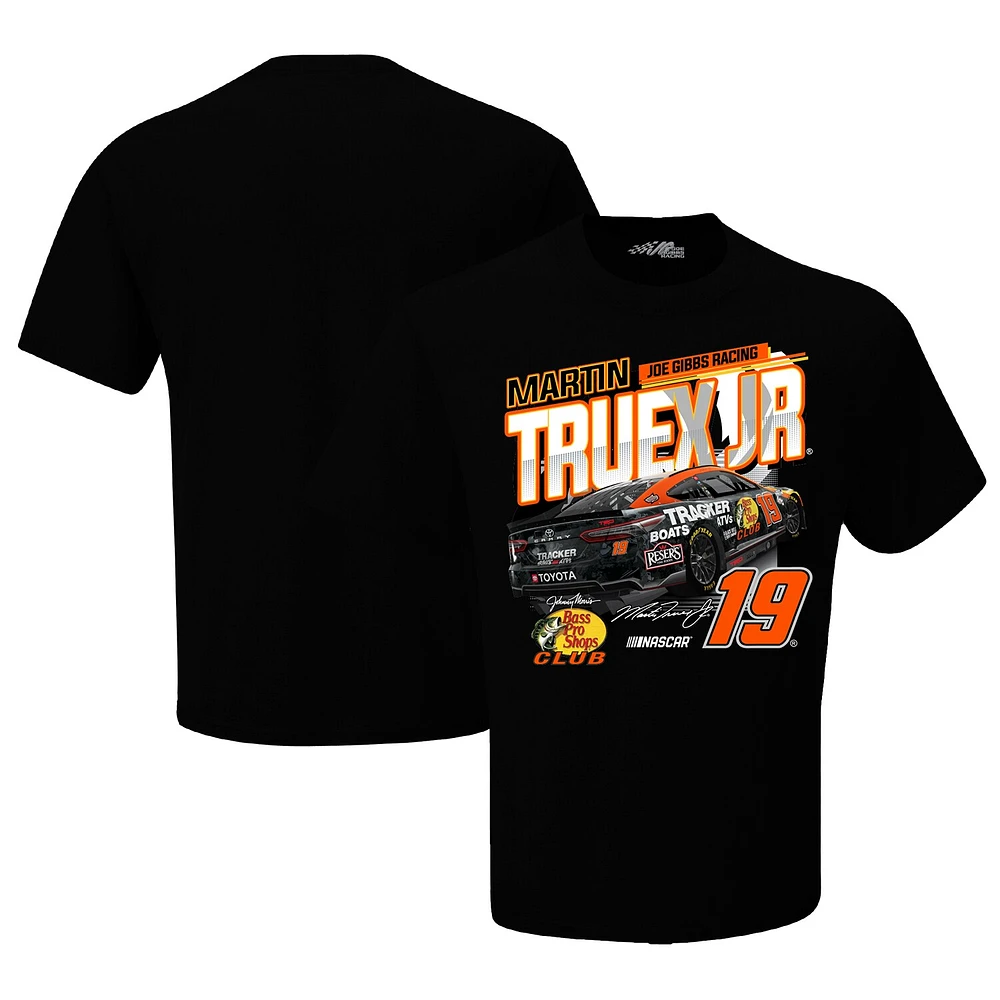 Men's Joe Gibbs Racing Team Collection Black Martin Truex Jr Speed T-Shirt