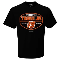 T-shirt noir Martin Truex Jr Tailgate de la collection Joe Gibbs Racing Team pour hommes