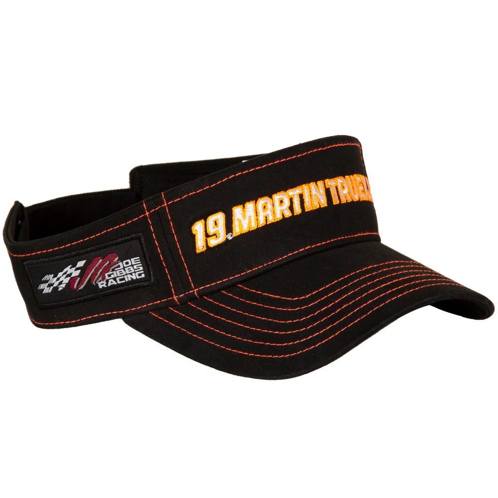 Men's Joe Gibbs Racing Team Collection Black Martin Truex Jr Visor