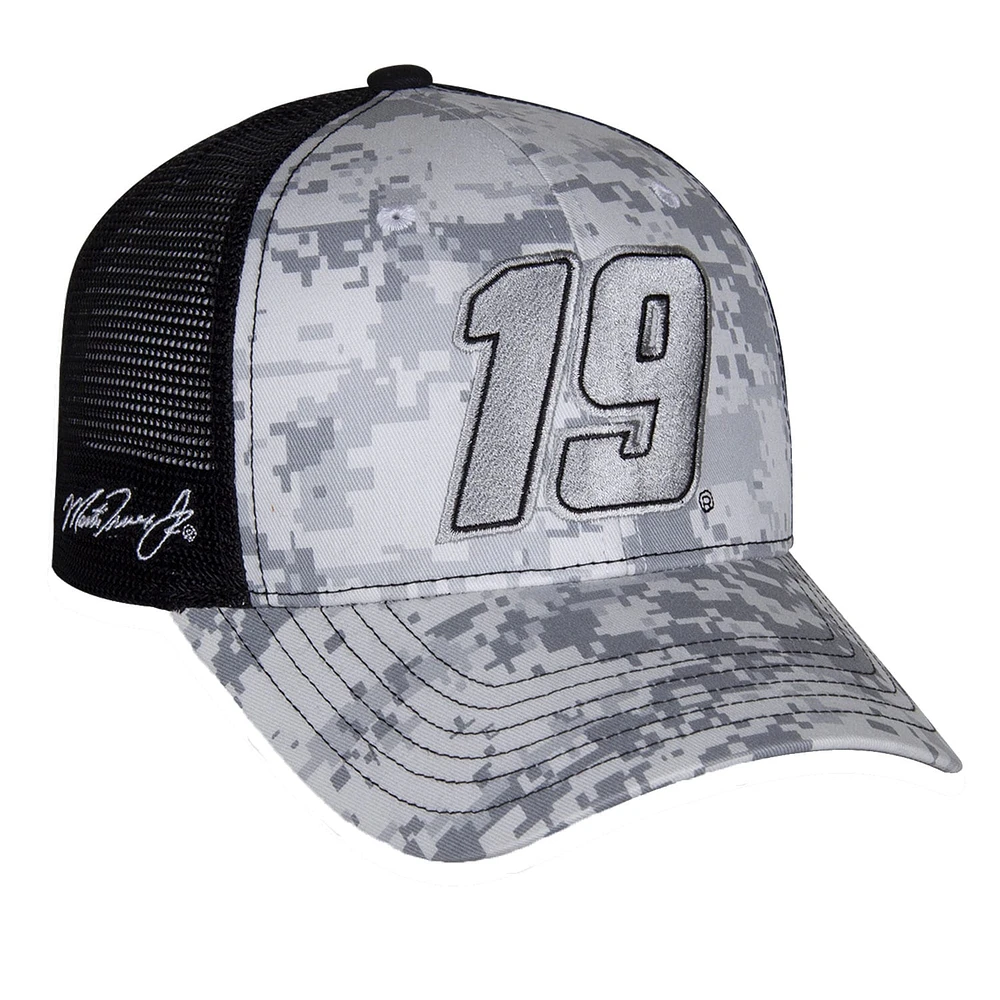 Men's Joe Gibbs Racing Team Collection  Camo Martin Truex Jr Digital Adjustable Hat