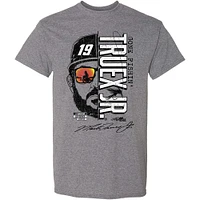 Men's Joe Gibbs Racing Team Collection Heather Gray Martin Truex Jr  Gone Fishin' Tri-Blend T-Shirt