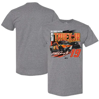 Martin Truex Jr Joe Gibbs Racing Team Collection Pit Road T-Shirt - Heather Gray