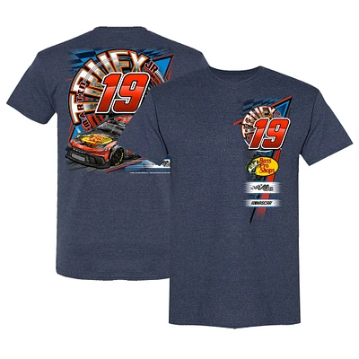 T-shirt de voiture Joe Gibbs Racing Team Collection pour hommes, bleu marine, Martin Truex Jr Bass Pro Shops