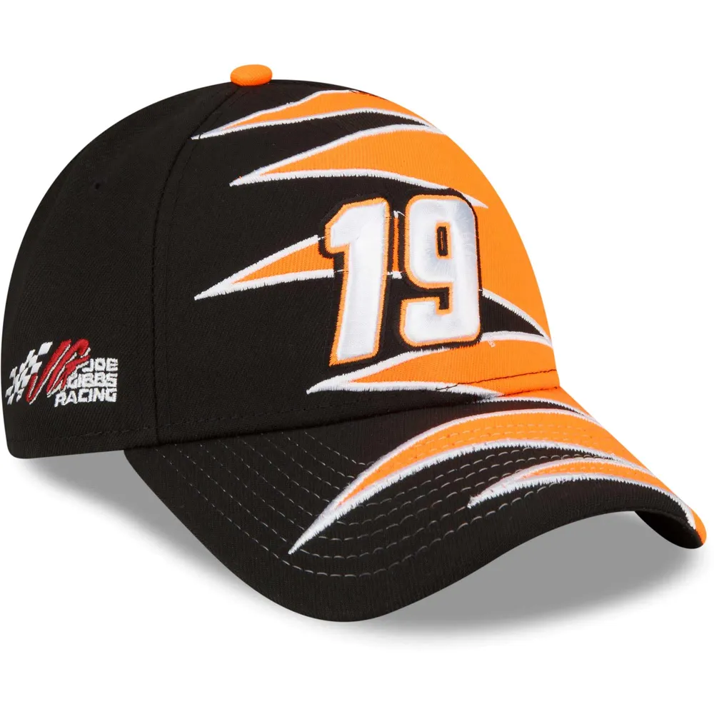 Men's New Era Black/Orange Martin Truex Jr 9FORTY Zig Zag Snapback Adjustable Hat