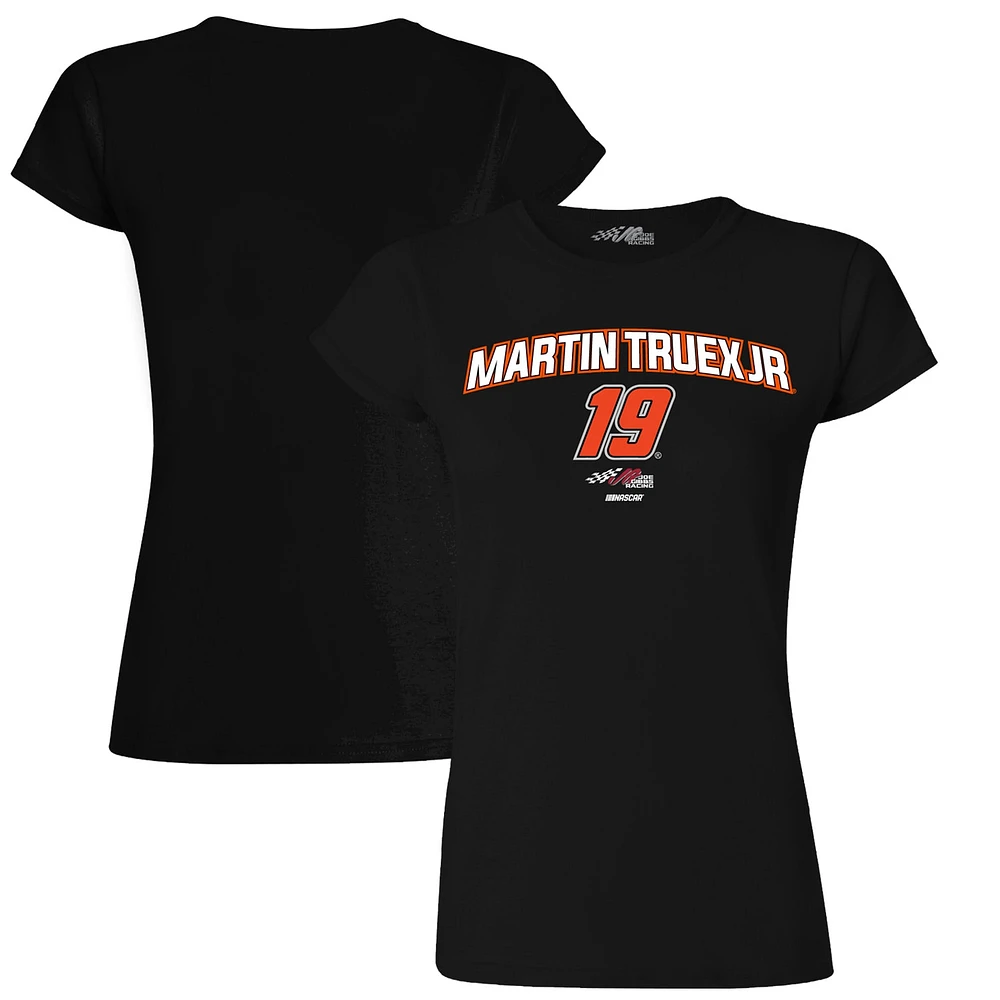 T-shirt Joe Gibbs Racing Team Collection Femme Noir Martin Truex Jr Rival