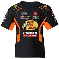 Youth Joe Gibbs Racing Team Collection  Black/Orange Martin Truex Jr Bass Pro Shops Uniform T-Shirt