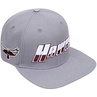 Men's Pro Standard Gray Maryland Eastern Shore Hawks Hawks Logo Snapback Hat