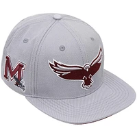 Casquette snapback grise Pro Standard Maryland Eastern Shore Hawks pour homme avec logo de mascotte