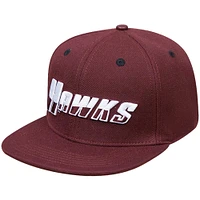 Men's Pro Standard Maroon Maryland Eastern Shore Hawks Hawks Logo Snapback Hat