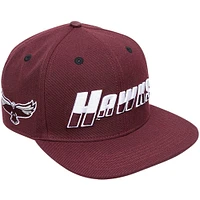 Men's Pro Standard Maroon Maryland Eastern Shore Hawks Hawks Logo Snapback Hat