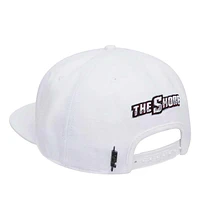 Casquette snapback en laine pour homme Pro Standard Maryland Eastern Shore Hawks blanche