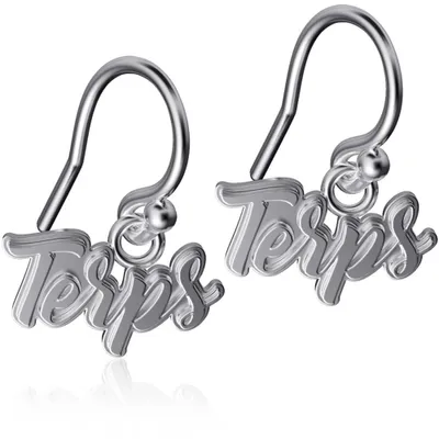 Maryland Terrapins Dayna Designs Silver Dangle Earrings