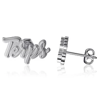 Dayna Designs Boucles d'oreilles en argent avec logo de l'équipe Maryland Terrapins