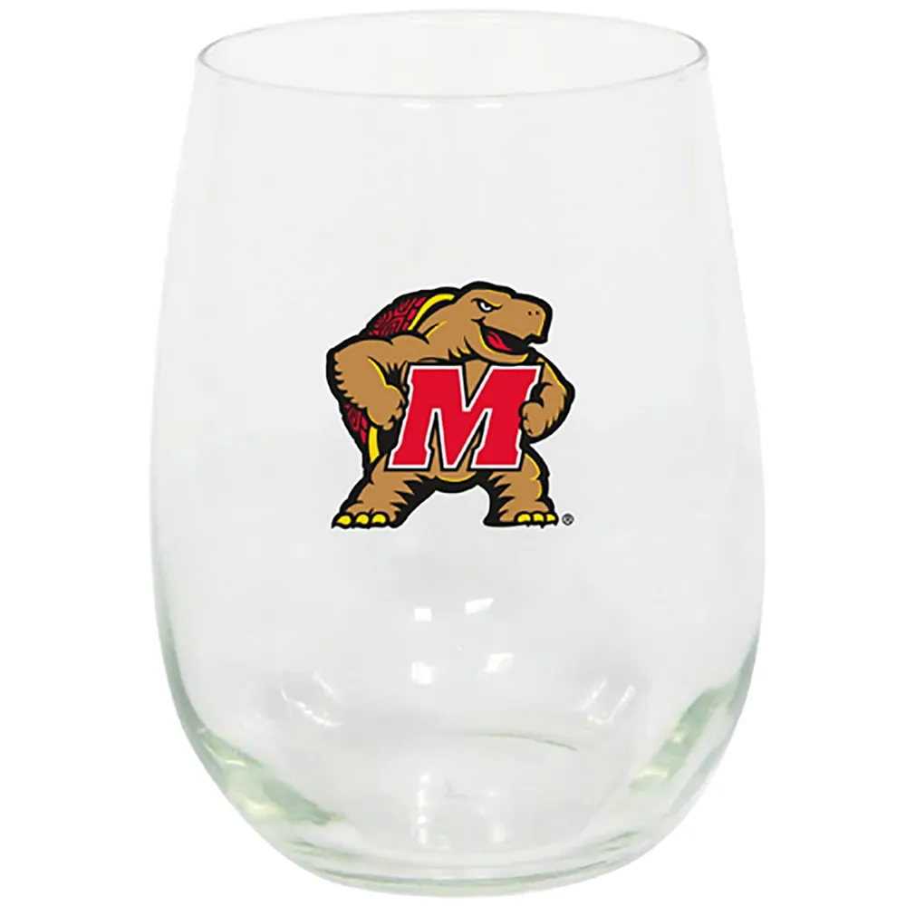 Maryland Terrapins 15oz. Stemless Wine Glass