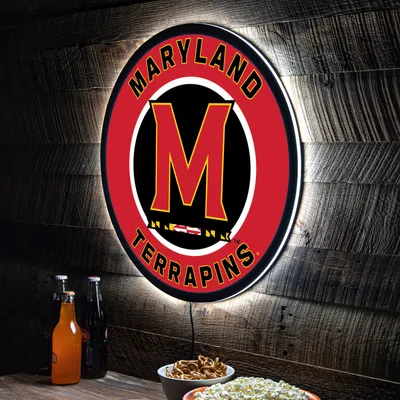 Maryland Terrapins LED XL Round Wall Décor