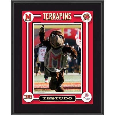 Maryland Terrapins Testudo Mascot 10.5'' x 13'' Sublimated Plaque