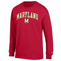 Men's Champion Maryland Terrapins Arch Over Logo Long Sleeve T-Shirt