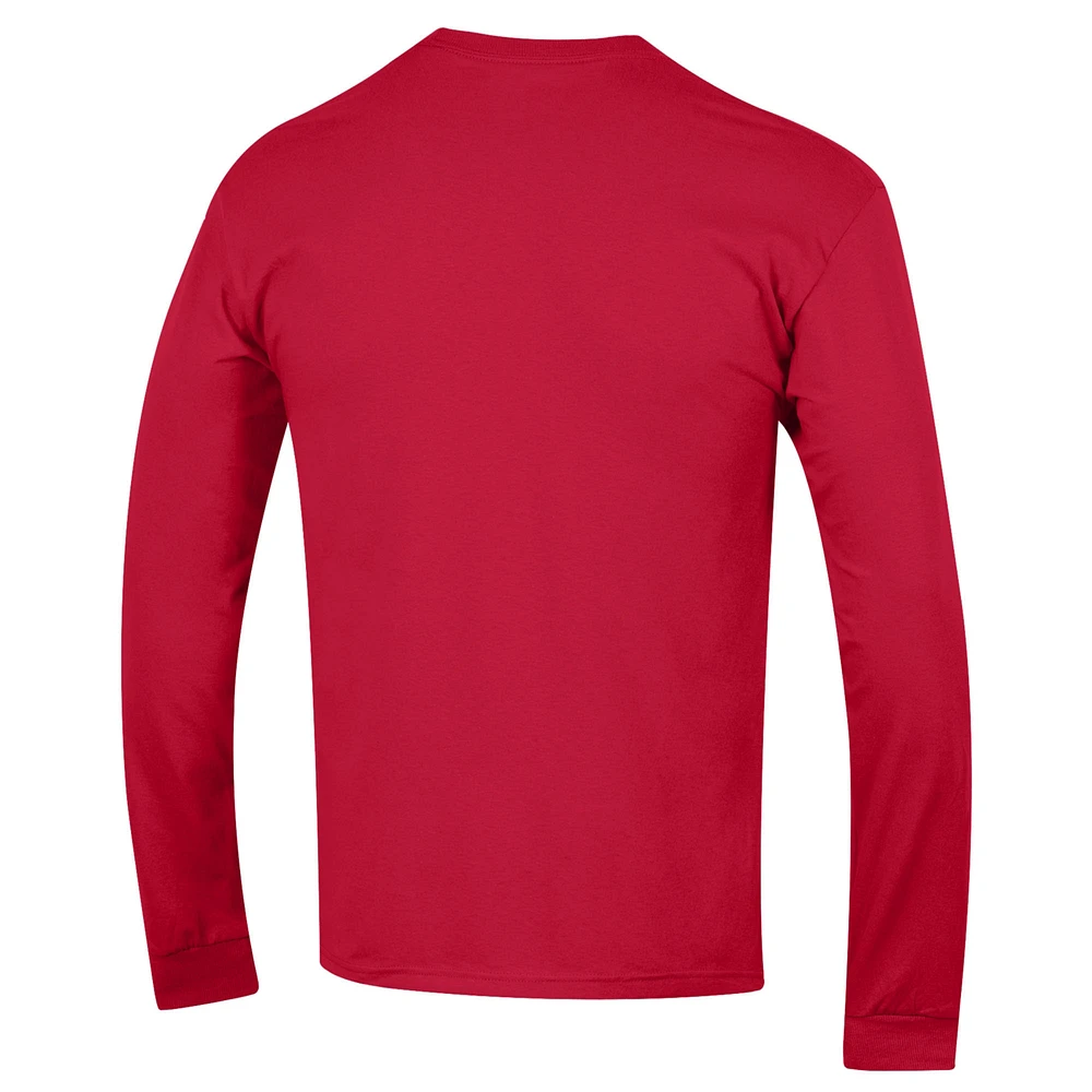 Men's Champion Maryland Terrapins Arch Over Logo Long Sleeve T-Shirt