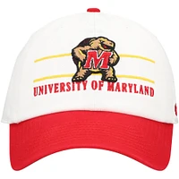 Casquette ajustable Maryland Terrapins Gridiron Clean Up blanche pour homme '47