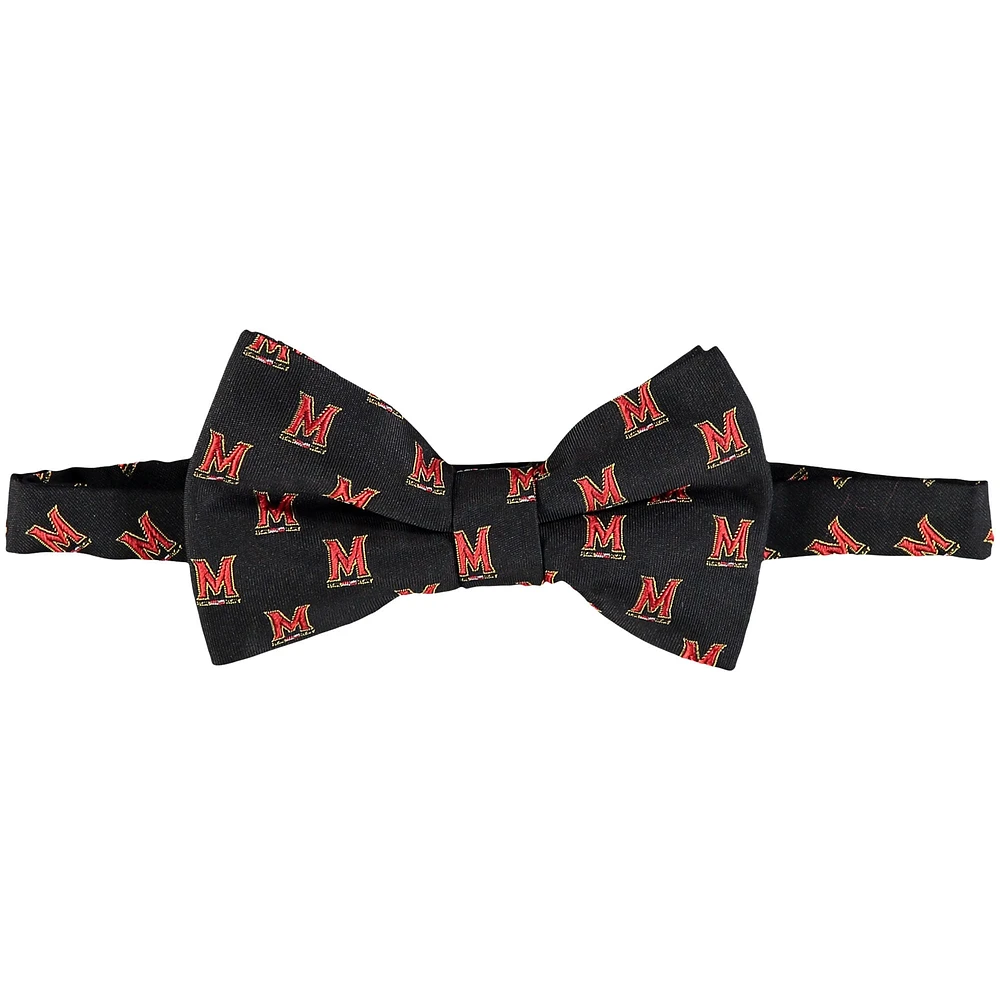 Men's Black Maryland Terrapins Repeat Bow Tie