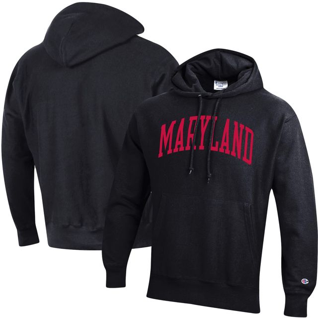 Chandail à capuchon armure inversée Champion Maryland Terrapins Team Arch pour hommes, noir